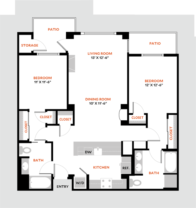 Unit 2303 2303 floor plan